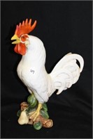 Italian signed Porcelain Rooster