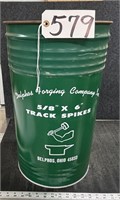 Delphos Track Spikes Mental Garbage Can 21" Tall