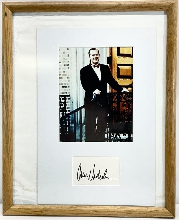 Jack Nicholson Autographed Photo Art