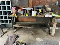 Metal Bench with Vise