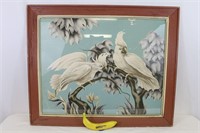 1950s Signed Turner "Cockatoos" Color Lithograph
