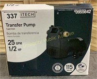 Utilitech Transfer Pump 1/2HP $190 Retail