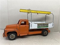 Buddy L heavy machinery service truck