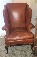Leathercraft Governor's Wing Chair Williamsburg #d