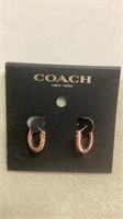 Coach Hoop Earrings