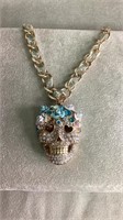 Betsey Johnson Skull Necklace