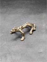 Vintage Bronze Lizard