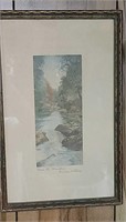 Wallace nutting print - From the mountain
