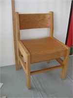 Set of 4 Sturdy Wooden Children's Chairs