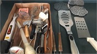 Assorted Kitchen Utensils, Gadgets, and Trivets