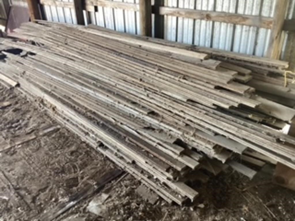 Large assortment of used tongue and groove