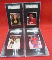 1982-83 Topps Lot 4 Graded Hockey Stickers SGC 7NM