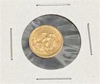 1945 Dos Pesos Gold coin