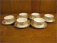 Limoges France Cups and Saucers