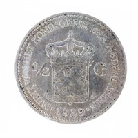 Netherlands 1929 1/2G MS63 ICCS