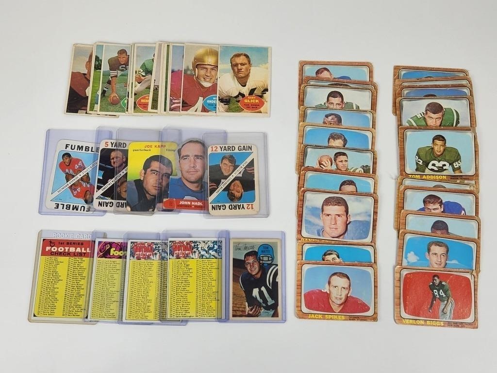 1950S - 1970S TOPPS FOOTBALL CARDS