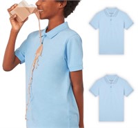Size 6-7 The Good Day Lab Stain-Repel Kids Polo
