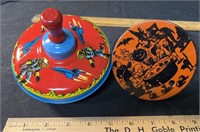 1960s Ohio Art Spinning Top Noise Ladder