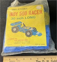 Vintage Indy 500 Inflatable Race Car