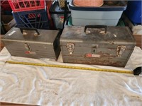 2 Metal Craftsman Tool Boxes