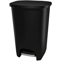 Glad 13 Gal. Plastic Step Can with Antimicrobial