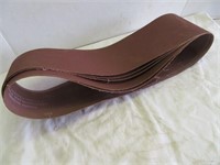 Sand paper belts 120 grit 4 x 36