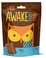 Awake Caffeinated Chocolate Bites, Milk Chocolate,