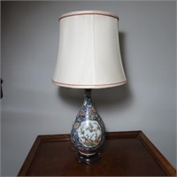 Kutani style vase Lamp