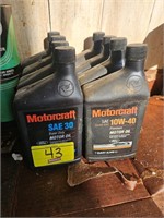 (4) 10W-30 & (4) SAE30 motor oil