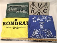CAMPING Themed Shirts Lot-RONDEAU/GRAND BEND