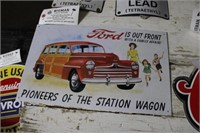 Ford Station Wagon Sign