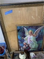 Large picture frame, a picture of an Angel, 2