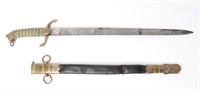 Large British RNR Midshipman’s Dagger w/ Scabbard