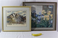 Orig. C.Johnson Watercolor, G.Crest Painting