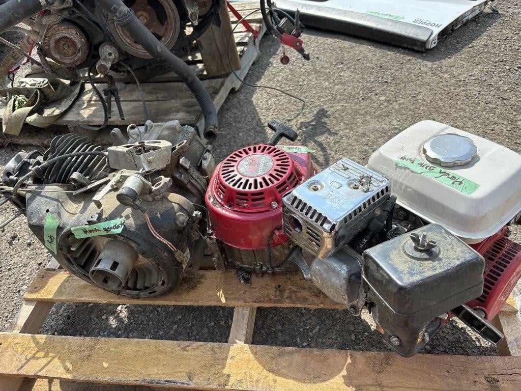 Lot: Honda generator, motor, pump - all for parts