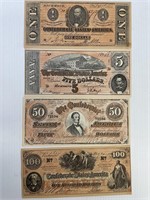 Confederate Currency Tribute Lot