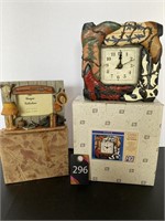 Cowboy Kickers Clock & 2.5"x3.5" Frame