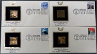 USA 2,000 REPLICA GOLD FOIL FIRST DAY COVERS