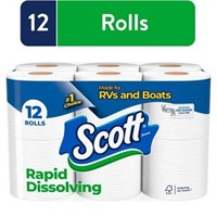 Scott Rapid-Dissolve TP  RV & Boats 12 Rolls