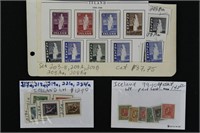 Iceland Stamps #203-208B, 99-104, 217a etc CV $350