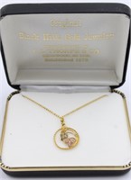 10K Black Hills Gold Necklace F.L. Thorpe & Co