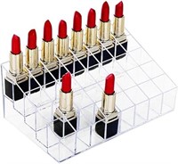 Lipstick Organizer, HBlife 40 Spaces Clear Acrylic