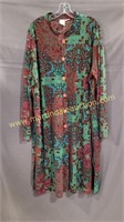 Vintage Roaman's Button Up Long Dress