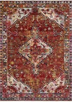 Loloi Silvia Red 5'-0 x 7'-6 Rug