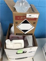2 Boxes of Misc. Cleaners and Sanitizer