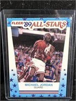 1989 Fleer Sticker Michael Jordan #3 Ungraded