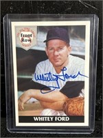 Whitey Ford Autographed Card