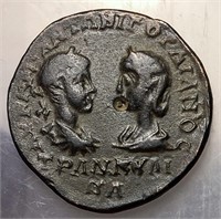 238-244 Roman Empire Gordian III Tetrassarion