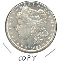 Copy of 1884-S Morgan Silver Dollar