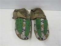 Native American Beaded Moccasins